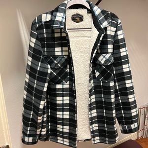 Freedom Foundry Plaid Fleece Shirt jacket